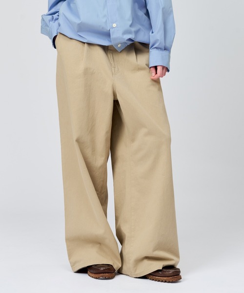 1 TUCK CHINO SLACKS / ワンタックチノスラックス（チノパンツ