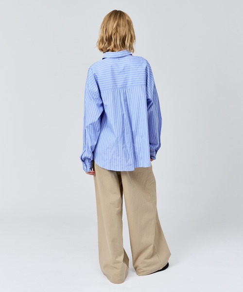 WETTEMPT(ウィテンプト)の「1 TUCK CHINO SLACKS / ワンタックチノスラックス(チノパンツ・メンズ・ベージュ/ブラック・SMALL/MEDIUM/LARGE)」の14枚目の写真