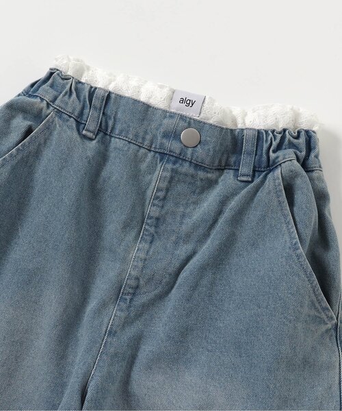 algy（アルジー）の「ワイドハーフパンツ（その他パンツ・キッズ・インディゴブルー/カーキ・160/150/140/130）」の14枚目の写真