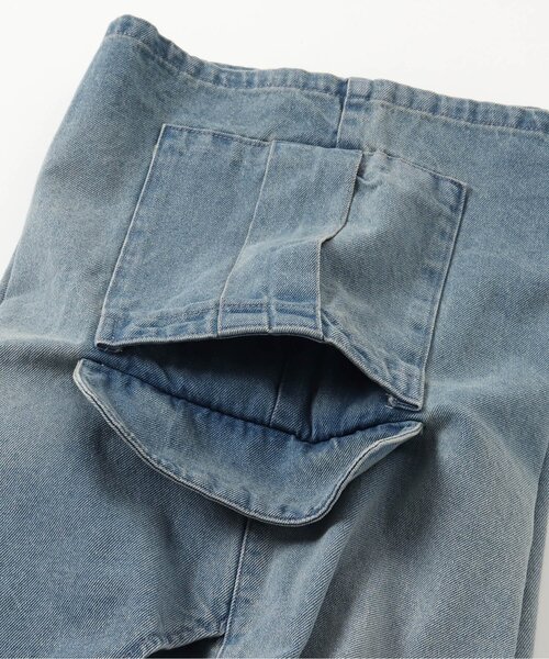 algy（アルジー）の「ワイドハーフパンツ（その他パンツ・キッズ・インディゴブルー/カーキ・160/150/140/130）」の6枚目の写真