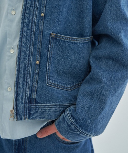 ESTNATION（エストネーション）の「ESTNATION / AUTHEN ジップアップデニムジャケット（デニムジャケット・メンズ・ブルー・LARGE/MEDIUM）」の9枚目の写真