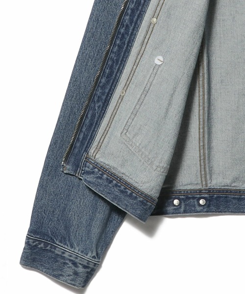 ESTNATION（エストネーション）の「ESTNATION / AUTHEN ジップアップデニムジャケット（デニムジャケット・メンズ・ブルー・LARGE/MEDIUM）」の15枚目の写真