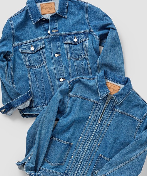 ESTNATION（エストネーション）の「ESTNATION / AUTHEN ジップアップデニムジャケット（デニムジャケット・メンズ・ブルー・LARGE/MEDIUM）」の18枚目の写真