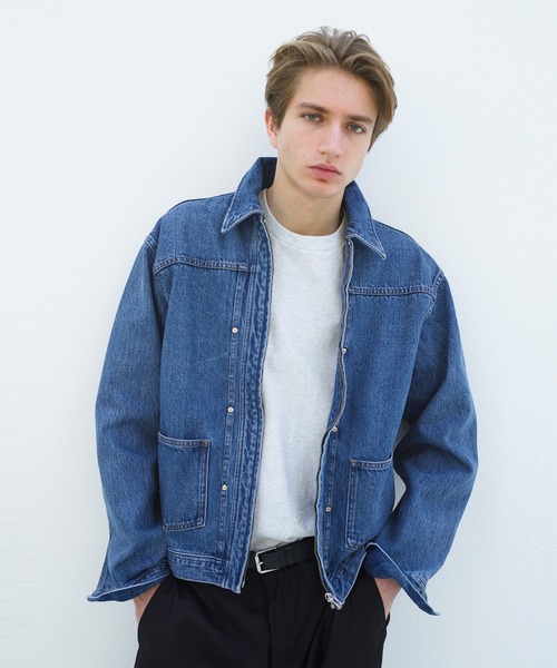 ESTNATION（エストネーション）の「ESTNATION / AUTHEN ジップアップデニムジャケット（デニムジャケット・メンズ・ブルー・LARGE/MEDIUM）」の21枚目の写真