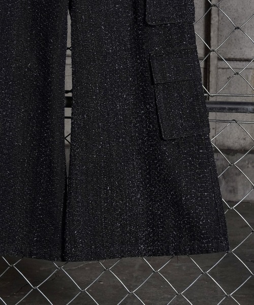 LANDNESS（ランドネス）の「【LANDNESS/ランドネス】NEP DENIM CARGO PANTS/ネップデニムカーゴパンツ（デニムパンツ・メンズ・ブラック/インディゴブルー・S/M/L）」の6枚目の写真