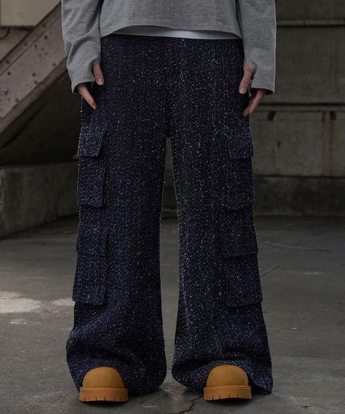 LANDNESS（ランドネス）の「【LANDNESS/ランドネス】NEP DENIM CARGO PANTS/ネップデニムカーゴパンツ（デニムパンツ・メンズ・ブラック/インディゴブルー・S/M/L）」の22枚目の写真