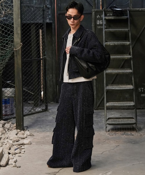 LANDNESS(ランドネス)の「【LANDNESS/ランドネス】NEP DENIM CARGO PANTS/ネップデニムカーゴパンツ(デニムパンツ・メンズ・ブラック/インディゴブルー・S/M/L)」の17枚目の写真