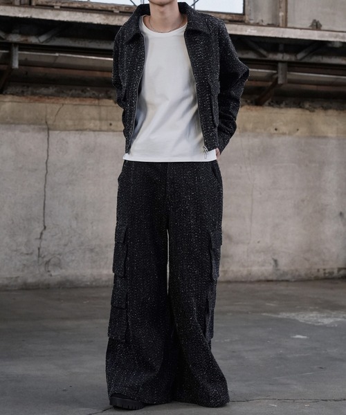 LANDNESS（ランドネス）の「【LANDNESS/ランドネス】NEP DENIM CARGO PANTS/ネップデニムカーゴパンツ（デニムパンツ・メンズ・ブラック/インディゴブルー・S/M/L）」の17枚目の写真