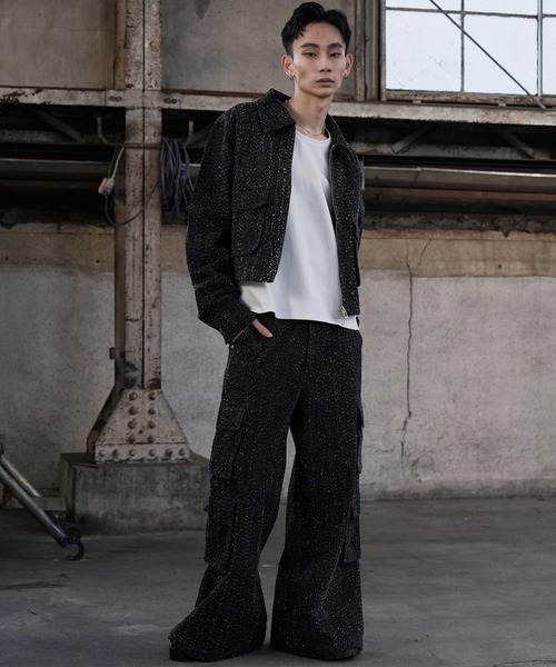 LANDNESS（ランドネス）の「【LANDNESS/ランドネス】NEP DENIM CARGO PANTS/ネップデニムカーゴパンツ（デニムパンツ・メンズ・ブラック/インディゴブルー・S/M/L）」の18枚目の写真