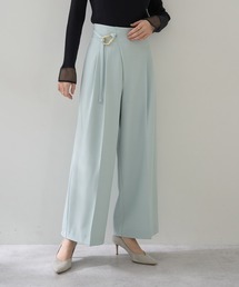 YECCA VECCA | メタルベルトワイドパンツ(その他パンツ)