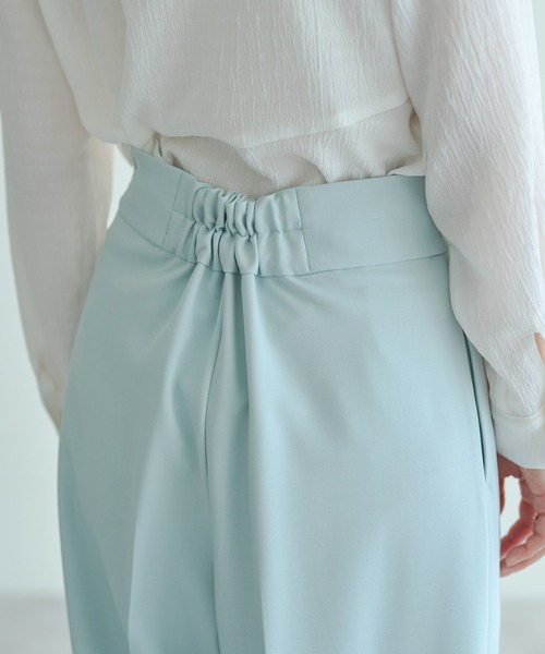 YECCA VECCA（イェッカヴェッカ）の「メタルベルトワイドパンツ（その他パンツ・レディース・ミント/ブラック/ライトベージュ・S/M）」の19枚目の写真