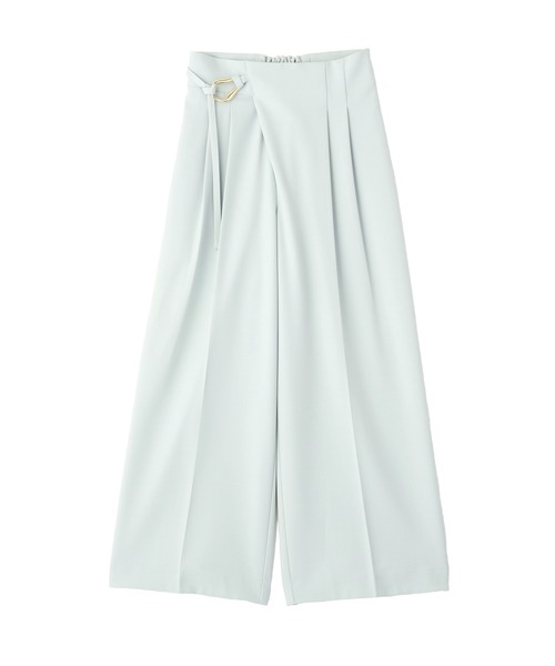 YECCA VECCA（イェッカヴェッカ）の「メタルベルトワイドパンツ（その他パンツ・レディース・ミント/ブラック/ライトベージュ・S/M）」の20枚目の写真