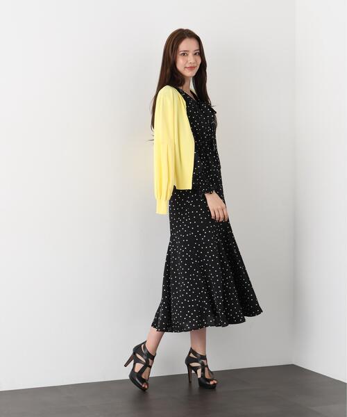 PINKY&DIANNE（ピンキーアンドダイアン）の「◆ドットプリントリボンワンピース（ワンピース・レディース・ホワイト系その他2/ブラック系その他・38/36）」の11枚目の写真