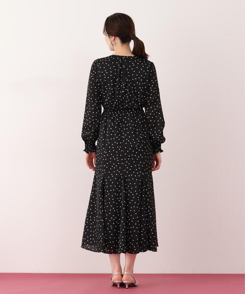 PINKY&DIANNE（ピンキーアンドダイアン）の「◆ドットプリントリボンワンピース（ワンピース・レディース・ホワイト系その他2/ブラック系その他・38/36）」の13枚目の写真