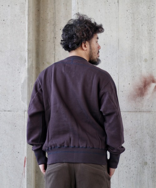 NATAL DESIGN(ネイタルデザイン)の「FLOWER OF LIFE CREW SWEAT(スウェット・メンズ・パープル/チョコ・SMALL/MEDIUM/LARGE/X-LARGE)」の6枚目の写真