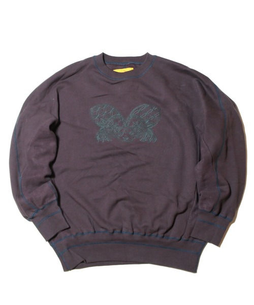 NATAL DESIGN(ネイタルデザイン)の「FLOWER OF LIFE CREW SWEAT(スウェット・メンズ・パープル/チョコ・SMALL/MEDIUM/LARGE/X-LARGE)」の7枚目の写真