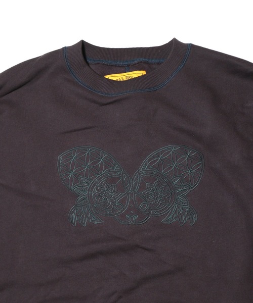 NATAL DESIGN(ネイタルデザイン)の「FLOWER OF LIFE CREW SWEAT(スウェット・メンズ・パープル/チョコ・SMALL/MEDIUM/LARGE/X-LARGE)」の8枚目の写真