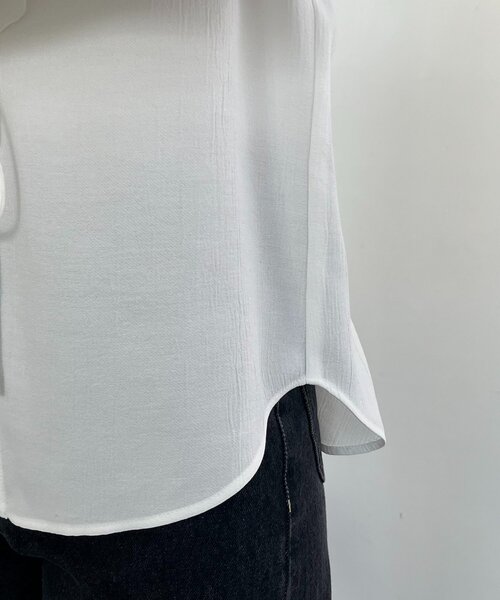 CAPRICIEUX LE'MAGE(カプリシューレマージュ)の「フリルリボンブラウス(シャツ/ブラウス・レディース・ブラック/ホワイト/ピンク・FREE)」の21枚目の写真