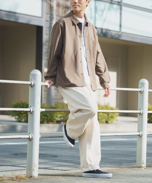 ITEMS URBANRESEARCH（アイテムズ アーバンリサーチ）の「『撥水/防汚/接触冷感』多機能ダブルポケットシャツジャケット（その他アウター・メンズ・チャコールグレー/ベージュ/ネイビー・MEDIUM/LARGE）」の22枚目の写真