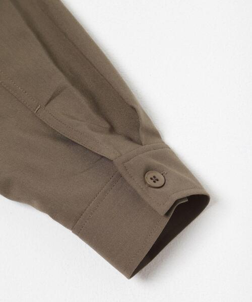 ITEMS URBANRESEARCH(アイテムズ アーバンリサーチ)の「『撥水/防汚/接触冷感』多機能ダブルポケットシャツジャケット(楽着シリーズ)(その他アウター・メンズ・チャコールグレー/ベージュ/ネイビー・MEDIUM/LARGE)」の17枚目の写真
