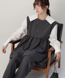 NOAHL（ノアル）の「【NOAHL】ギャザー切り替えベスト（ベスト）」