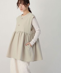 NOAHL（ノアル）の「【NOAHL】ギャザー切り替えベスト（ベスト）」