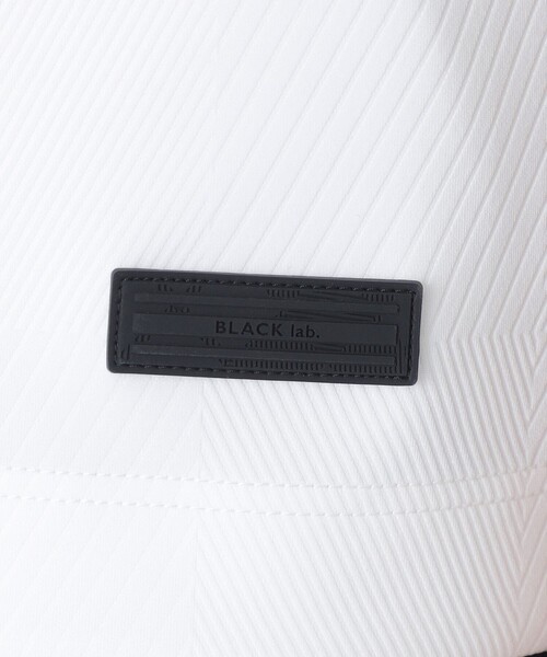 BLACK LABEL CRESTBRIDGE（ブラックレーベル・クレストブリッジ）の「【BLACK lab.】エンボスシャドーチェックTシャツ（Tシャツ/カットソー・メンズ・ブラック/ライトグレー/オフホワイト・L/XL/M）」の7枚目の写真