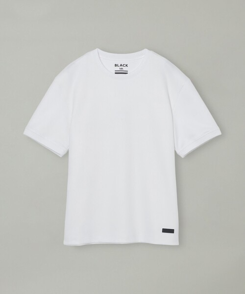 BLACK LABEL CRESTBRIDGE（ブラックレーベル・クレストブリッジ）の「【BLACK lab.】エンボスシャドーチェックTシャツ（Tシャツ/カットソー・メンズ・ブラック/ライトグレー/オフホワイト・L/XL/M）」の8枚目の写真