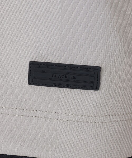 BLACK LABEL CRESTBRIDGE（ブラックレーベル・クレストブリッジ）の「【BLACK lab.】エンボスシャドーチェックTシャツ（Tシャツ/カットソー・メンズ・ブラック/ライトグレー/オフホワイト・L/XL/M）」の12枚目の写真