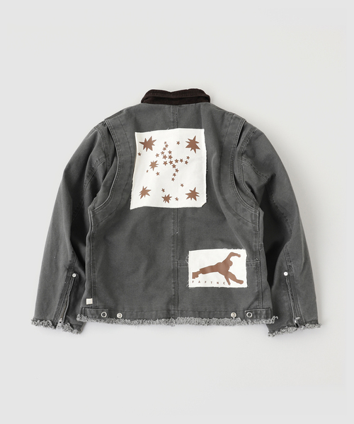 最終値下げ価格　フェイクアスフラワーズ faf ブルゾン　ジャケット　極美品 FAF (FAKE AS FLOWERS) / フェイク アズ フラワーズ PATCHED ACTIVE
