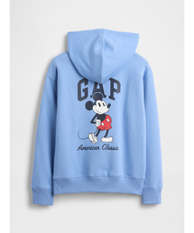GAP（ギャップ）の「GapKids × ディズニー ミッキーマウス リラックスフィット GAPロゴパーカー（パーカー）」