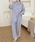 DAY CLOSET�i�f�C �N���[�[�b�g�j�́u�y�Z�b�g�A�b�v/���Ȃꌩ�����b�V���[���H�z7���� �X�g���C�v�� �A�V�����E���h�w�� �V���c+�����O�p���c �㉺2�_�Z�b�g ���f�B�[�X�i���[���E�F�A/�p�W���}�j�v�b�u���[