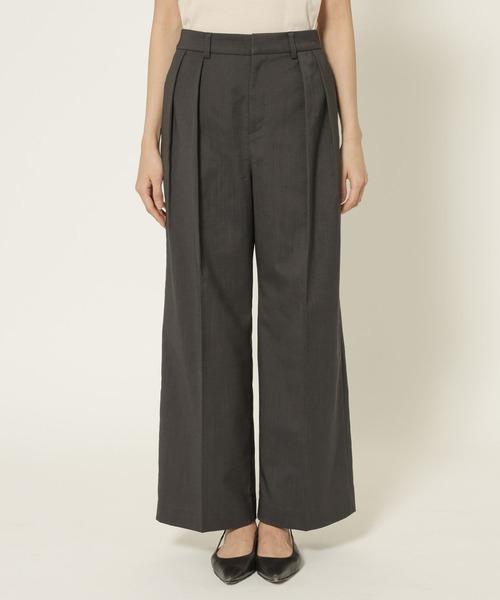 BABYLONE（バビロン）の「【多機能素材】リネンライクストレッチスラックス（スラックス・レディース・ベージュ/チャコール・38inch/36inch/34inch）」の21枚目の写真