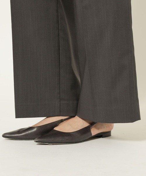 BABYLONE（バビロン）の「【多機能素材】リネンライクストレッチスラックス（スラックス・レディース・ベージュ/チャコール・38inch/36inch/34inch）」の5枚目の写真