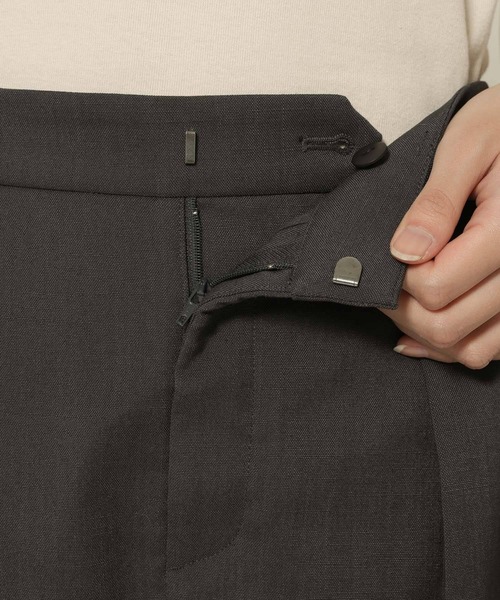 BABYLONE（バビロン）の「【多機能素材】リネンライクストレッチスラックス（スラックス・レディース・ベージュ/チャコール・38inch/36inch/34inch）」の6枚目の写真