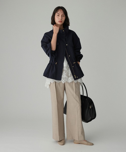 BABYLONE（バビロン）の「【多機能素材】リネンライクストレッチスラックス（スラックス・レディース・ベージュ/チャコール・38inch/36inch/34inch）」の20枚目の写真