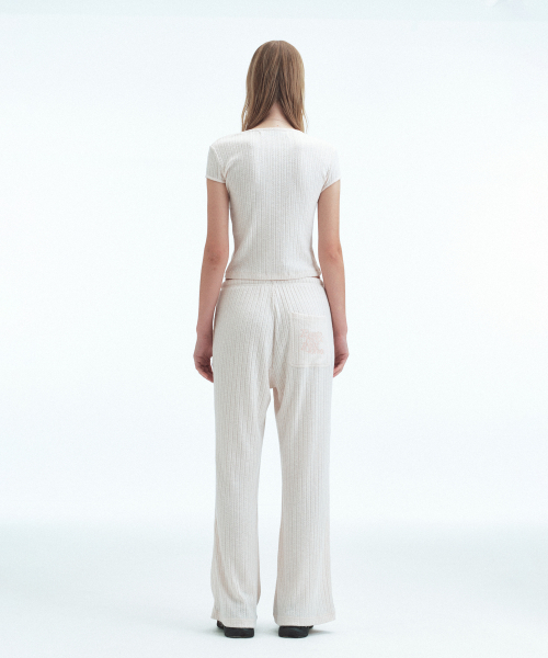 Rest&Recreation（レストアンドレクリエーション）の「BUTTON-UP CAP SLEEVE TOP - LIGHT PINK（Tシャツ/カットソー・レディース・その他・ONE）」の5枚目の写真