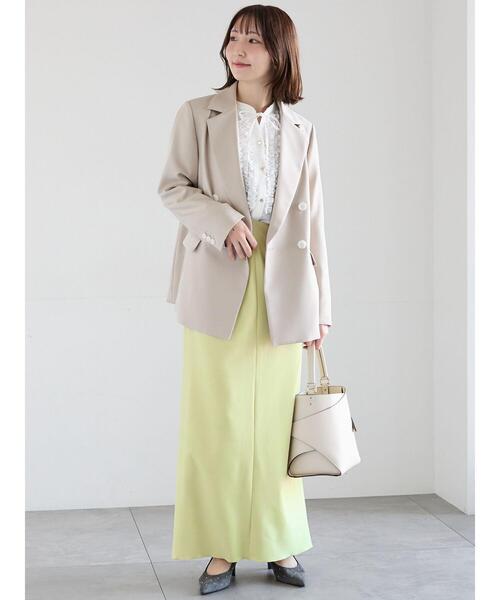 Te chichi（テチチ）の「デタッチベルトテーラードジャケット《2026 spring catalog item》（ノーカラージャケット・レディース・ネイビー・F）」の5枚目の写真