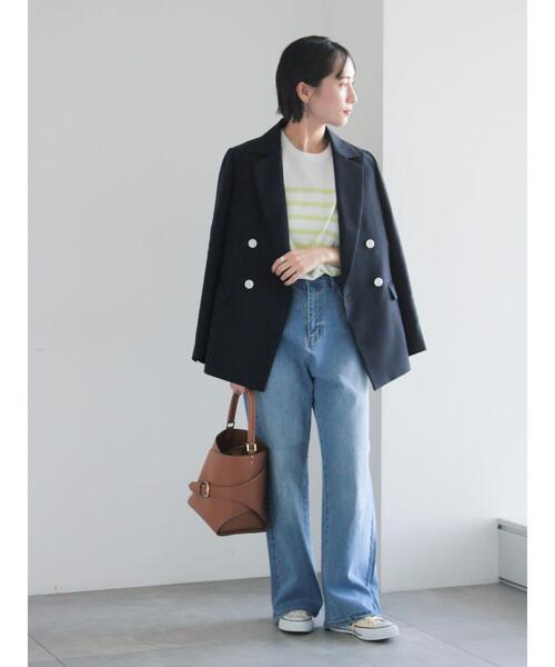 Te chichi（テチチ）の「デタッチベルトテーラードジャケット《2026 spring catalog item》（ノーカラージャケット・レディース・ネイビー・F）」の10枚目の写真