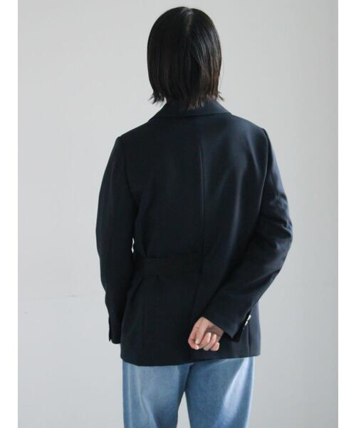 Te chichi（テチチ）の「デタッチベルトテーラードジャケット《2026 spring catalog item》（ノーカラージャケット・レディース・ネイビー・F）」の14枚目の写真