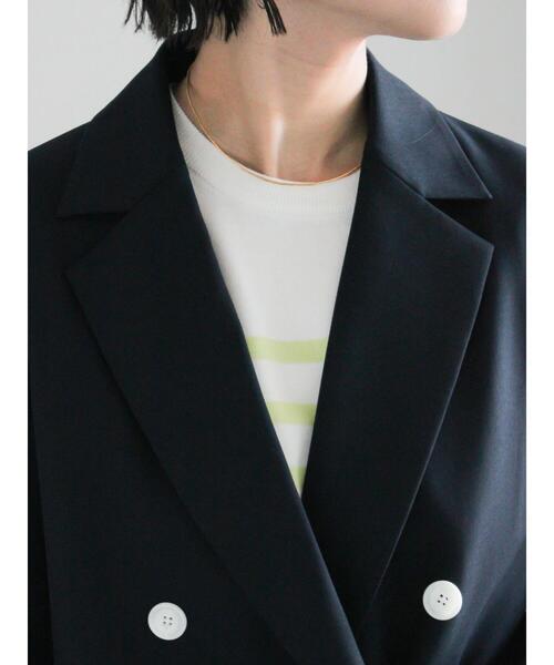 Te chichi（テチチ）の「デタッチベルトテーラードジャケット《2026 spring catalog item》（ノーカラージャケット・レディース・ネイビー・F）」の16枚目の写真