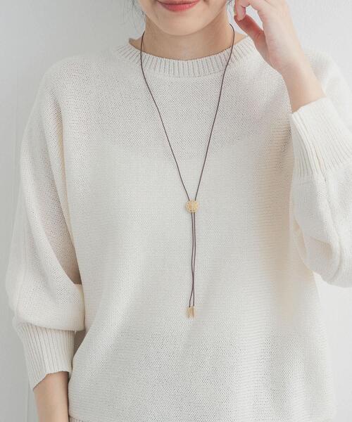 URBAN RESEARCH DOORS（アーバンリサーチドアーズ）の「コンチョコードネックレス（ネックレス・レディース・ゴールド/シルバー・ONE）」の7枚目の写真