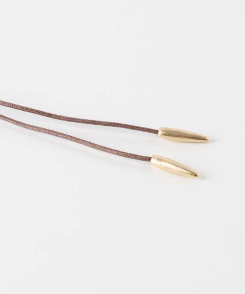 URBAN RESEARCH DOORS（アーバンリサーチドアーズ）の「コンチョコードネックレス（ネックレス・レディース・ゴールド/シルバー・ONE）」の9枚目の写真