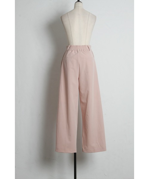 &. NOSTALGIA（アンドドットノスタルジア）の「ラインタックストレートパンツ（その他パンツ・レディース・ブラック/ピンク・M）」の12枚目の写真