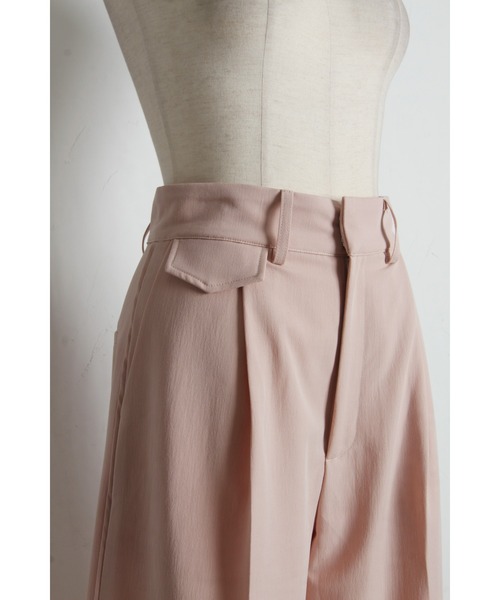 &. NOSTALGIA（アンドドットノスタルジア）の「ラインタックストレートパンツ（その他パンツ・レディース・ブラック/ピンク・M）」の15枚目の写真