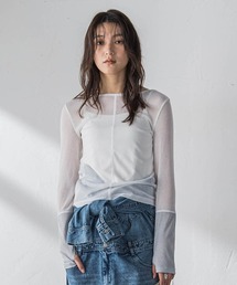 MAYSON GREY | 2WAYラメカフスインナー≪洗濯機で洗える≫(Tシャツ/カットソー)