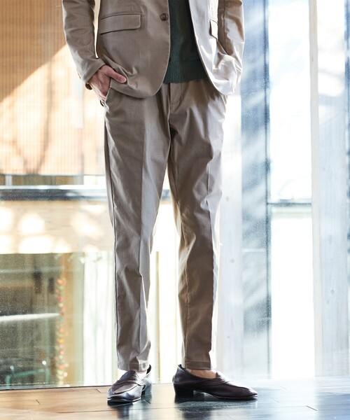 ABAHOUSE GRAY(アバハウスグレイ)の「【上下2点セット】COOL DRY TOUCH セットアップ/スーツ ジャケット&スラックス(セットアップ・メンズ・ベージュ/ブラック/グレー・50/48/46/44)」の12枚目の写真