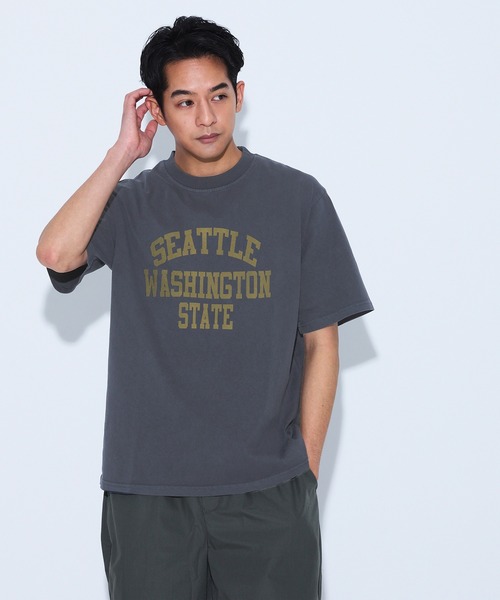 coca(coca)(コカ)の「ヴィンテージ加工プリント半袖Tシャツ(Tシャツ/カットソー・メンズ・ネイビー/チャコール・XL/M/L)」の12枚目の写真