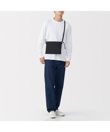 撥水　再生ポリエステル　サコッシュ