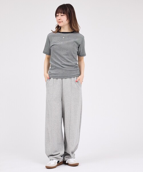 Rouge vif la cle（ルージュヴィフラクレ）の「【Le Melange/ル・メランジュ】スウェットパンツ/バルーンパンツ【WEB限定】（スウェットパンツ・レディース・グレー・フリー）」の12枚目の写真